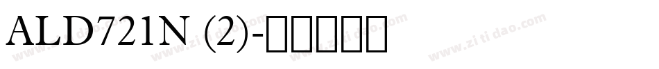 ALD721N (2)字体转换